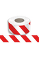 Barricade Tape Red / White 75mm x 100mtrs